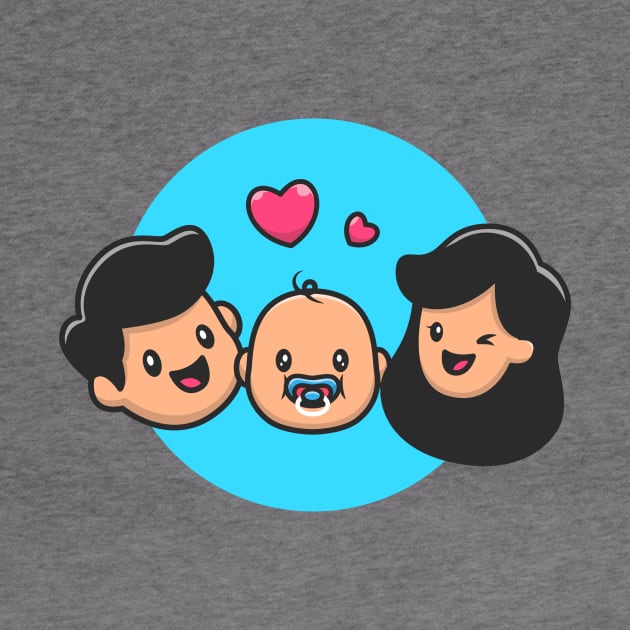 Father, Baby And Mother by Catalyst Labs